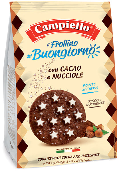 Biscuits Frollino au cacao et aux noisettes