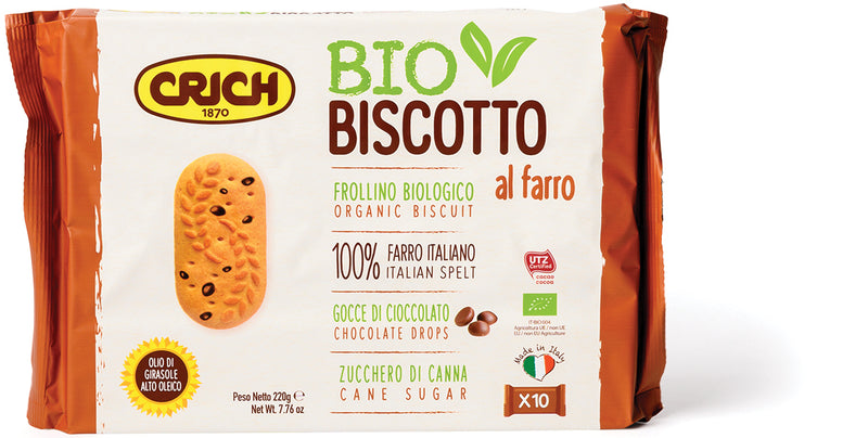 Organic Chocolate Drop Biscuits