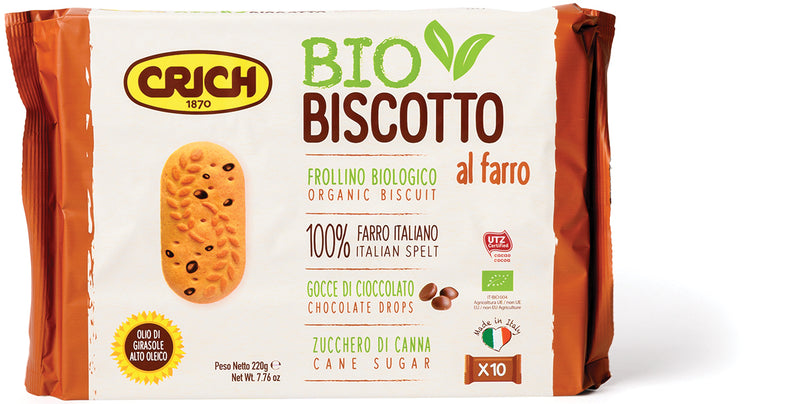 Biscuits bio aux gouttes de chocolat