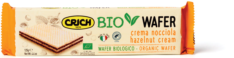 Organic Wafers with Hazelnut