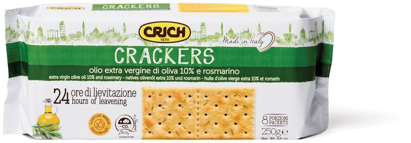 Crackers with Extra Virgin Olive Oil and Rosemary