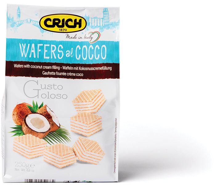 Wafers with coconut