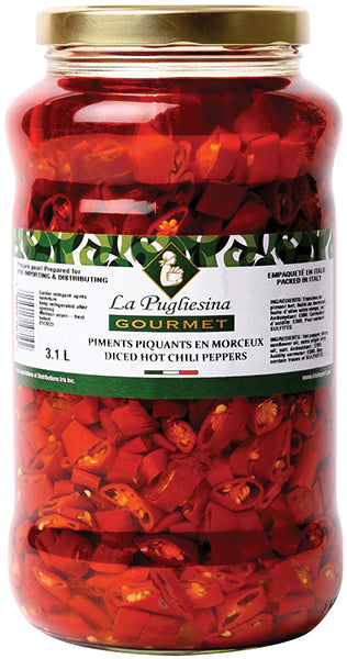 Diced Hot Chili Peppers